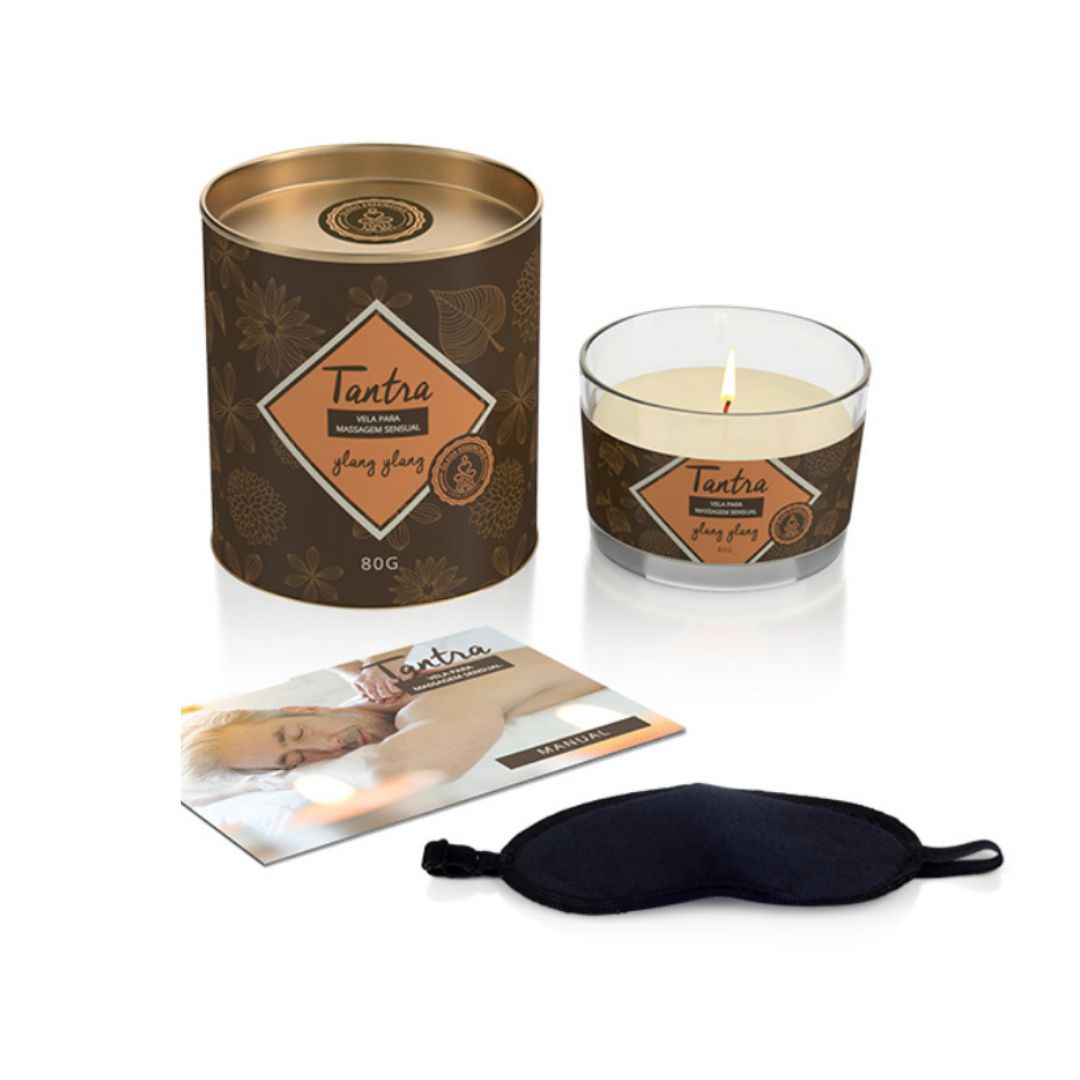 Vela Para Massagem Sensual Tantra Ylang Ylang - 80g