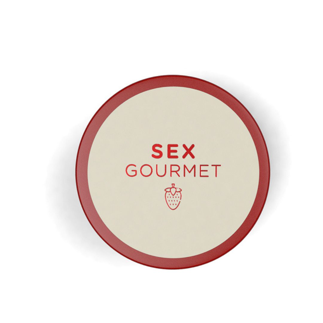 Vela Hidratante Beijável Sex Gourmet Morango - 70g - Image 3